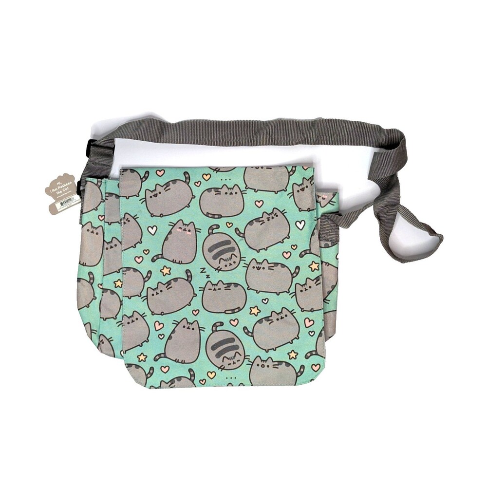 Pusheen The Cat Messenger Cross Body Shoulder Bag 12” x 14.5” New With Tags